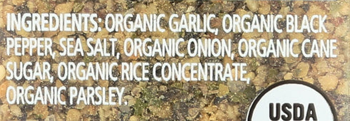 3.73 oz Simply Organic Bottle Garlic Pepper