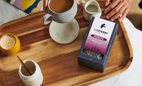 12 (Pack 1) La Colombe Monaco Medium Roast Whole Bean Coffee - Notes of Milk Chocolate, Graham Cracker, Black Cherry