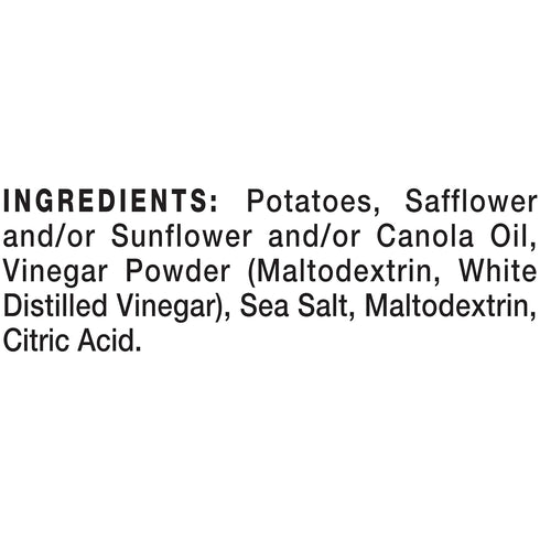 2 Oz (Pack 6) Kettle Brand Potato Chips, Salt & Vinegar Kettle Chips, Snack Bag