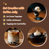 HeySweet 8 Counts 40oz+) Coffee Jelly Vegan, Gluten-Free, Halal, Dye-Free | Jel Dessert made with Natural Brown Sugar