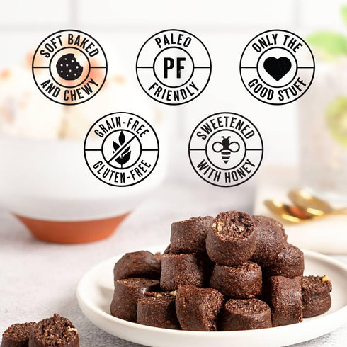 Ona Gluten-Free Brownie-Style Cookies with Honey and Dark Chocolate - Ready to Eat