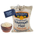 Bombay Market White Basmati Rice - Aromatic & Nutty Flavor Basmati Rice - Long