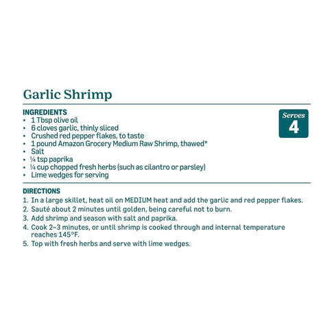 16 Oz Amazon Grocery, Medium Raw Shrimp