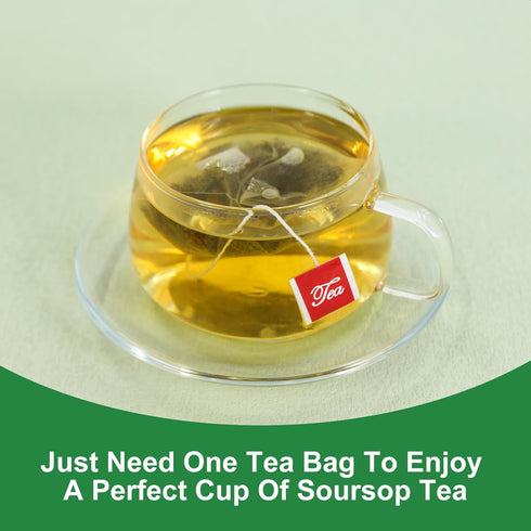 1.5g 50 Count 100% Country TEARELAE - Soursop Leaves Tea - x - Pure Soursop Graviola Leaves Tea Bag - of Origin