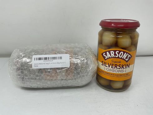Haywards 460g (Pack 1) Sarsons Medium & Tangy Silverskin Onions