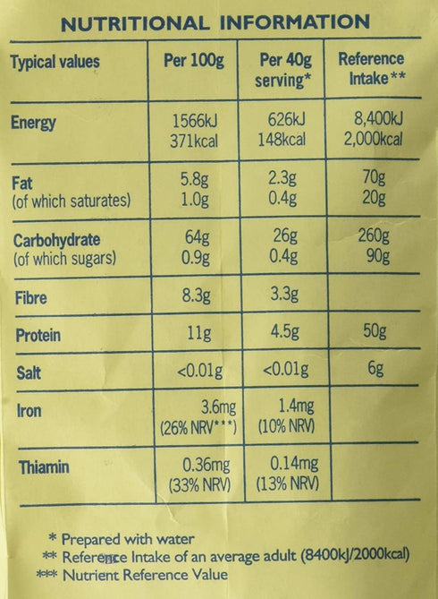 1kg Flahavan's Organic Jumbo Oats