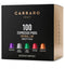 CARRARO Variety Pack - 100 Espresso Capsules Compatible with Nespresso Original Line