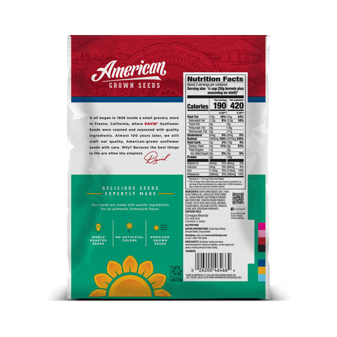 DAVID Roasted and Salted Jumbo Sunflower Seeds, Sour Cream and Onion Flavor, 5.25oz