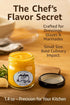 6 Pack 1.4 oz Packs East Shore Sweet & Tangy Mustard | of Mini Jars | No Salt Added, Gourmet Dipping Mustard