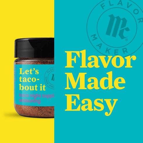 4.7 oz McCormick Taco Night Topping Seasoning, Flavor Maker