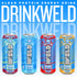 WELD Pack 18g 200mg 12 Protein Energy Drink Variety Protein, Caffeine, Zero Sugar Can Mixed Case