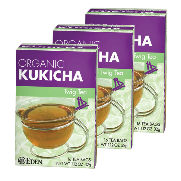 Eden Kukicha Organic Roasted Twig Tea, George Ohsawa Macrobiotic, Low Caffeine, 16