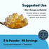 2lb (32oz) Beef Gelatin Powder, | Premium Source from Grass-Fed & Pasture Raised Beef | Unflavored Thickening Agent