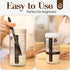 24 oz ABIOTO Sourdough Starter Kit, Includes Sourdough Starter Jar with Metallic Lid, Silicone Spatula, Feeding