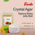 Frozen Fanale Crystal Agar Boba Jelly Ball, Ready to Serve, Soft Chew Texture, Instant Boba Pearls for Bubble Tea