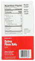 JENNY'S TOFU 14 OZ JENNYS TOFU Organic Extra Firm Tofu