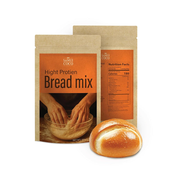 SamuiCoco High Protein Bread Mix | Clean Eating, Easy Bake, No Sugar Added