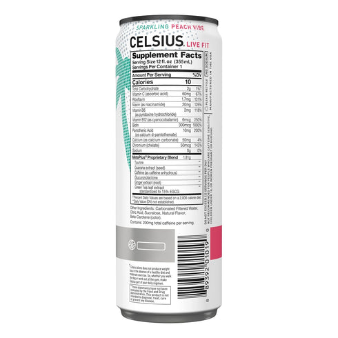 12 Oz, Pack (Pack 12) CELSIUS Essential Energy Drink, Fl What's Your Vibe Variety