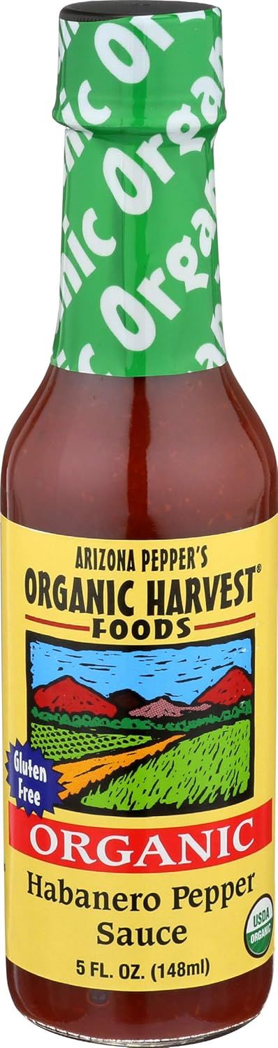 Organic Harvest Gluten Free Habanero Pepper Sauce, 5 Fl Oz - One Bottle