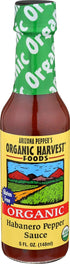 Organic Harvest Gluten Free Habanero Pepper Sauce, 5 Fl Oz - One Bottle