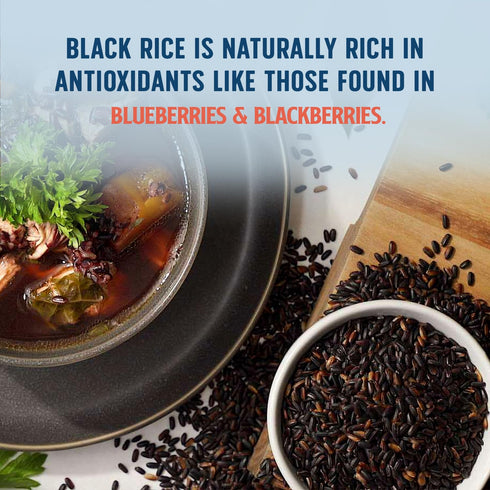 16 Oz Lundberg Black Pearl Rice, Regenerative Organic Certified Full-Bodied Black Rice, Responsibly Grown