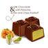 24 Count Fiorella Dubai Style Milk Chocolate Pistachio Squares, Filled Chocolate With Pistachio Butter & Crispy