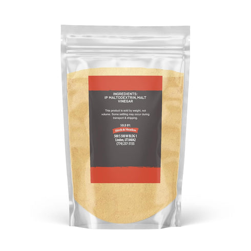(4 Birch & Meadow Malt Vinegar Powder, Tangy & Sweet Flavor, Dissolves Easily Ounce)