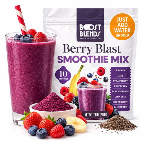 Berry Blast Smoothie Mix Freeze Dried Fruit Smoothie Powder for Smoothies &