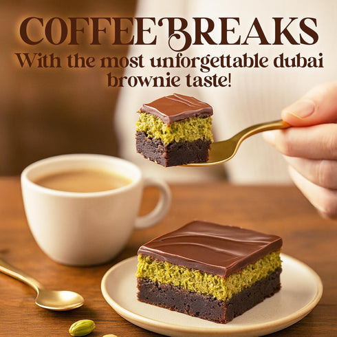 Set Ceres Gourmet Dubai Chocolate DIY Kit All-in-One Viral Dubai Brownie Creation with Browni Powder and Filling Fun