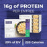 Pre-packaged 16g 7oz Pack 6 HMR Rotini Chicken Alfredo Entre | Lunch or Dinner to Support Healthy Eating | Ready to Eat