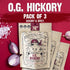 2 Pack 3 Righteous Felon Beef Jerky - OG Hickory Flavor - All-Natural Jerky - Locally Sourced & Dried Beef Jerky