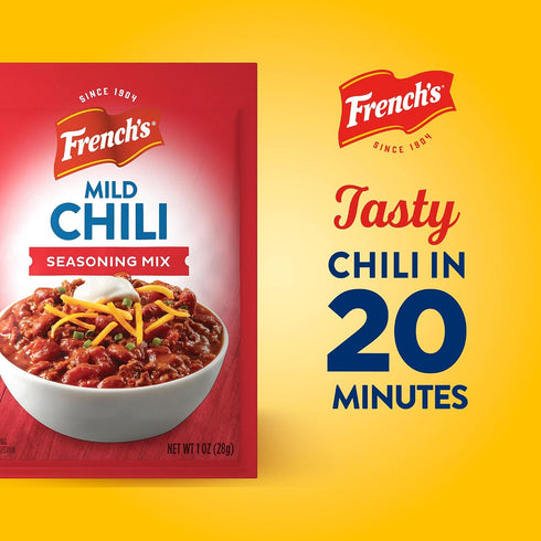 1 oz (Pack 12) French's Mild Chili Seasoning Mix