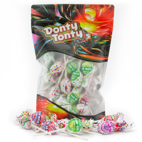 CHARMS BLOW POPS Lollipops, 2 lb Bulk Candies, Individually Wrapped (46 Pieces), Assorted Fruit Flavors & Chewy Gum