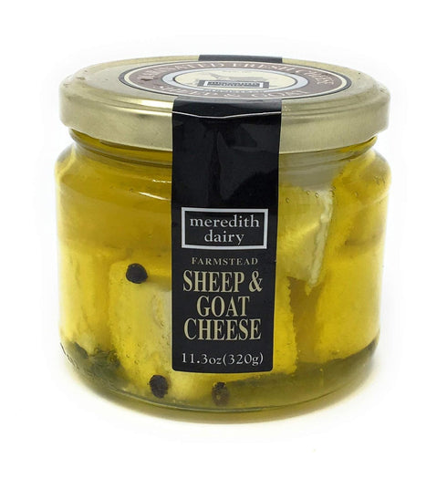 Meredith Dairy FETA SHEEP AND GOAT MARINATED, 11 OZ