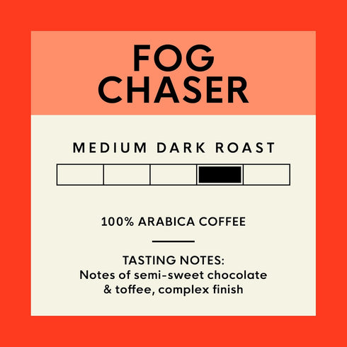 (2 lb San Francisco Bay Coffee - Medium-Dark Roast Whole Bean Coffee - Fog Chaser bag)