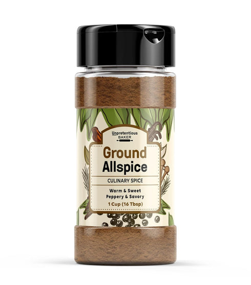 Unpretentious Ground Allspice (1 Cup), Use in Sweet & Savory Foods, Adds Warmth & Enriches Flavor