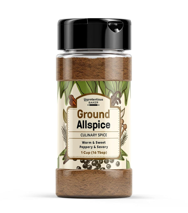 Unpretentious Ground Allspice (1 Cup), Use in Sweet & Savory Foods, Adds Warmth & Enriches Flavor