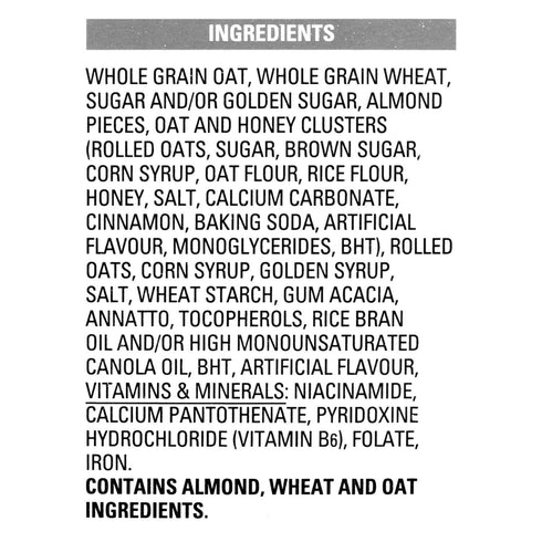 Oatmeal Crisp 475g/16.7oz, Almond, (Imported from Canada)