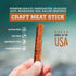100% 6 Count (1 oz Big Fork Maple & Pepper Pork Snack Sticks Small-Batch, Hickory-Smoked Meat Sticks | Berkshire Pork