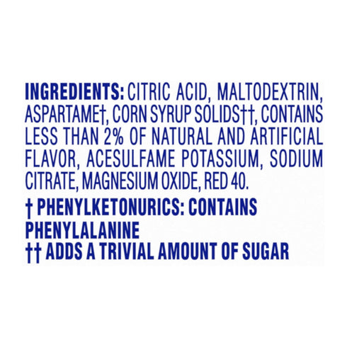 6 Count Packets Crystal Light Sugar-Free Strawberry Watermelon Low Calories Powdered Drink Mix Pitcher