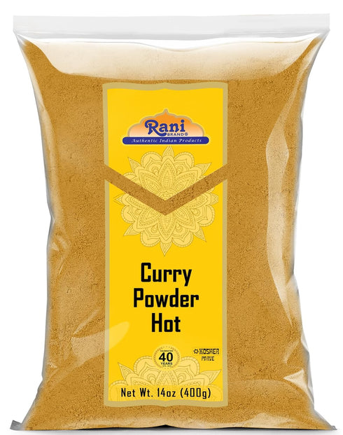 Rani Curry Powder Hot (11-Spice Authentic Indian Blend) 14oz (400g) ~ All