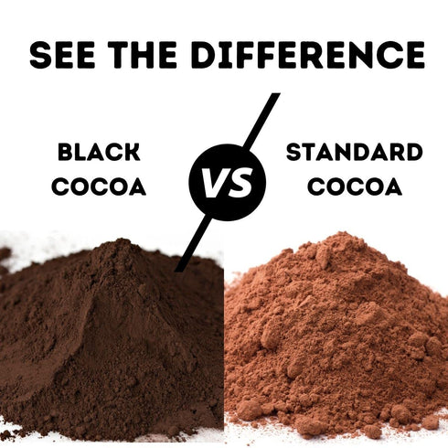 2.5 Lb Black Cocoa Powder - Economy Size Tub