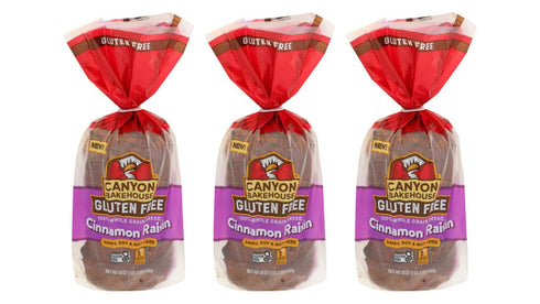 generic Canyon Bakehouse Bread Gf Cinnamon Raisin, 18 OZ - 3 Pack