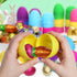 Pack 52 Easter Candy with Fillable Plastic Eggs Bundle - Bulk Of Plastic Eggs With Assorted Chocolate Candy for Filling