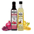 16.9 Oz (Pack 2) De La Rosa Organic Pomegranate and White Balsamic Vinegar, Vegan, Kosher, Non-GMO & Gluten Free, Great