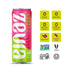 12 Zevia Zero Calorie Energy Drink, Strawberry Kiwi, Ounce Can