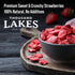 Thousand Lakes Freeze Dried Strawberries 2-pack, 1.2 ounces each, No Sugar Added, 100% Sliced Strawberries