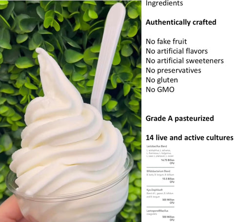 Frozen 55 146 Pumjil Ice Cream Mix, Probiotic Soft Serve Ice Cream Mix, Ideal for Yogurt and Smoothies, Servings Per