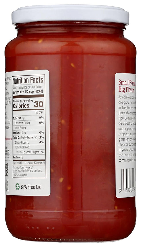 18.3 OZ JOVIAL Organic Tomatoes Diced