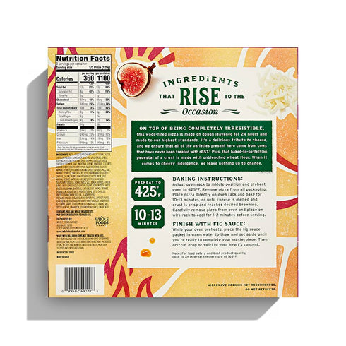 13.8 OZ WHOLE FOODS MARKET Italian Cheeseboard Pizza